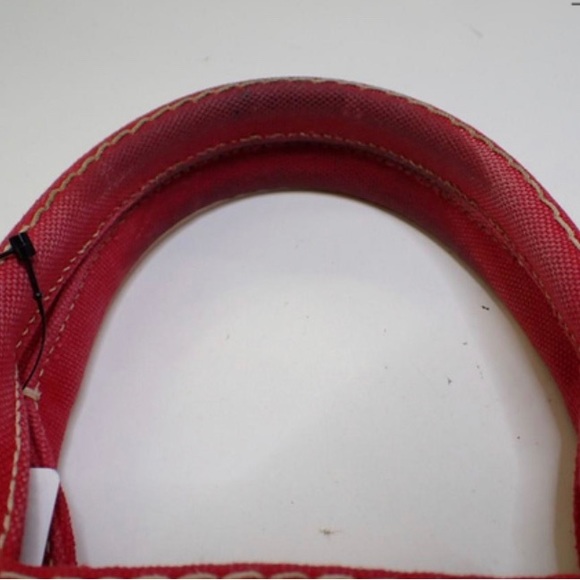 Prada Red check Canapa tote - Picture 10 of 10